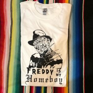 Custom Homeboy Freddy Krueger white tshirt